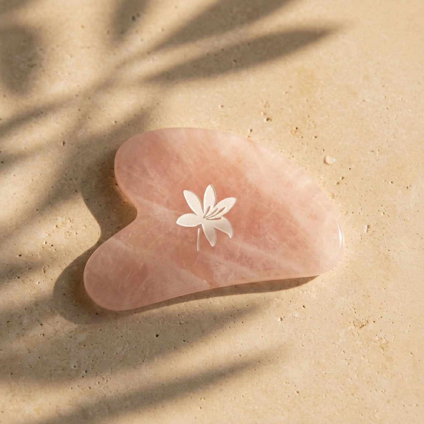 Whisper of Botanicals - Rose Quartz Gua Sha