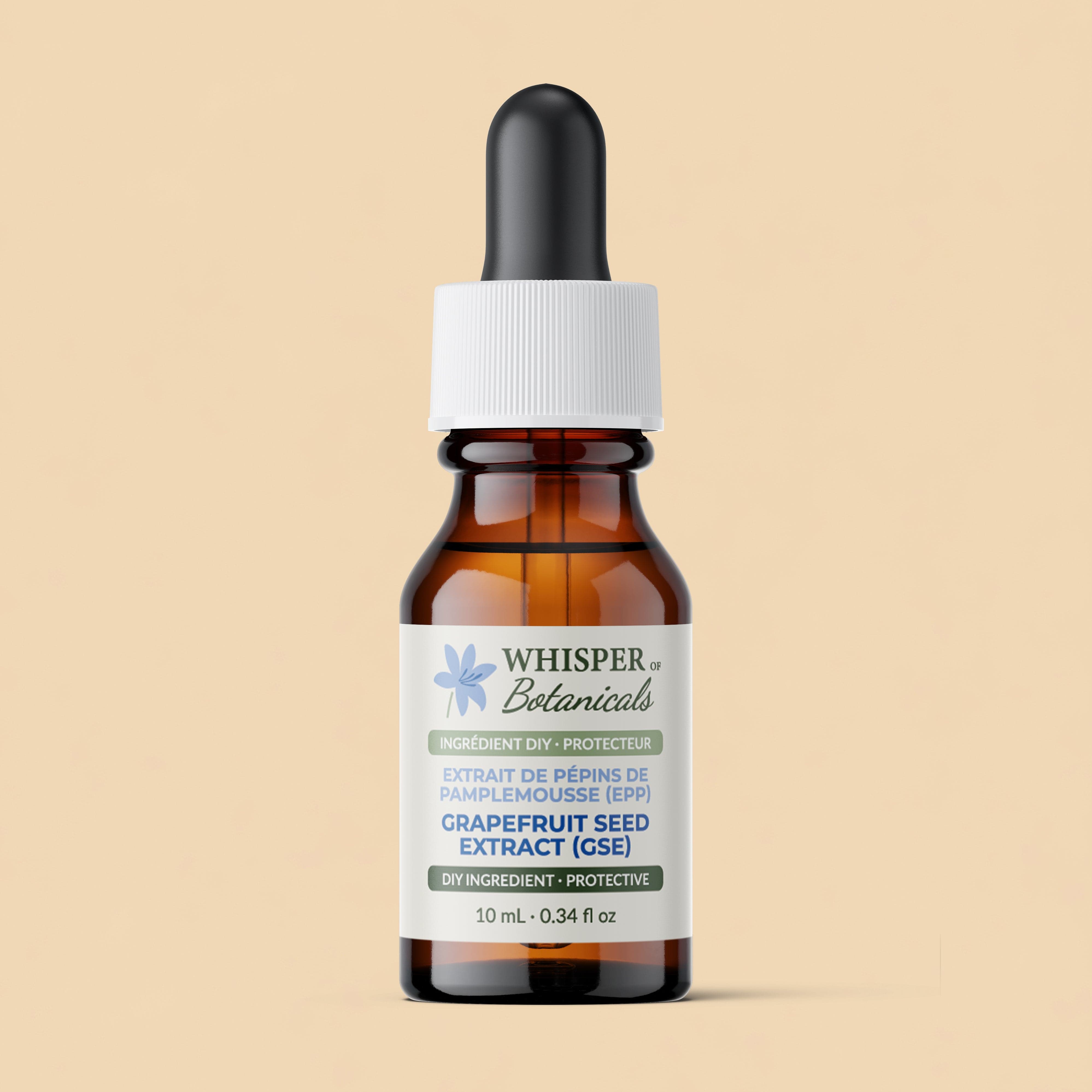 Whisper of Botanicals - Grapefruit Seed Extract (GSE) - 10 mL (0.34 fl oz)