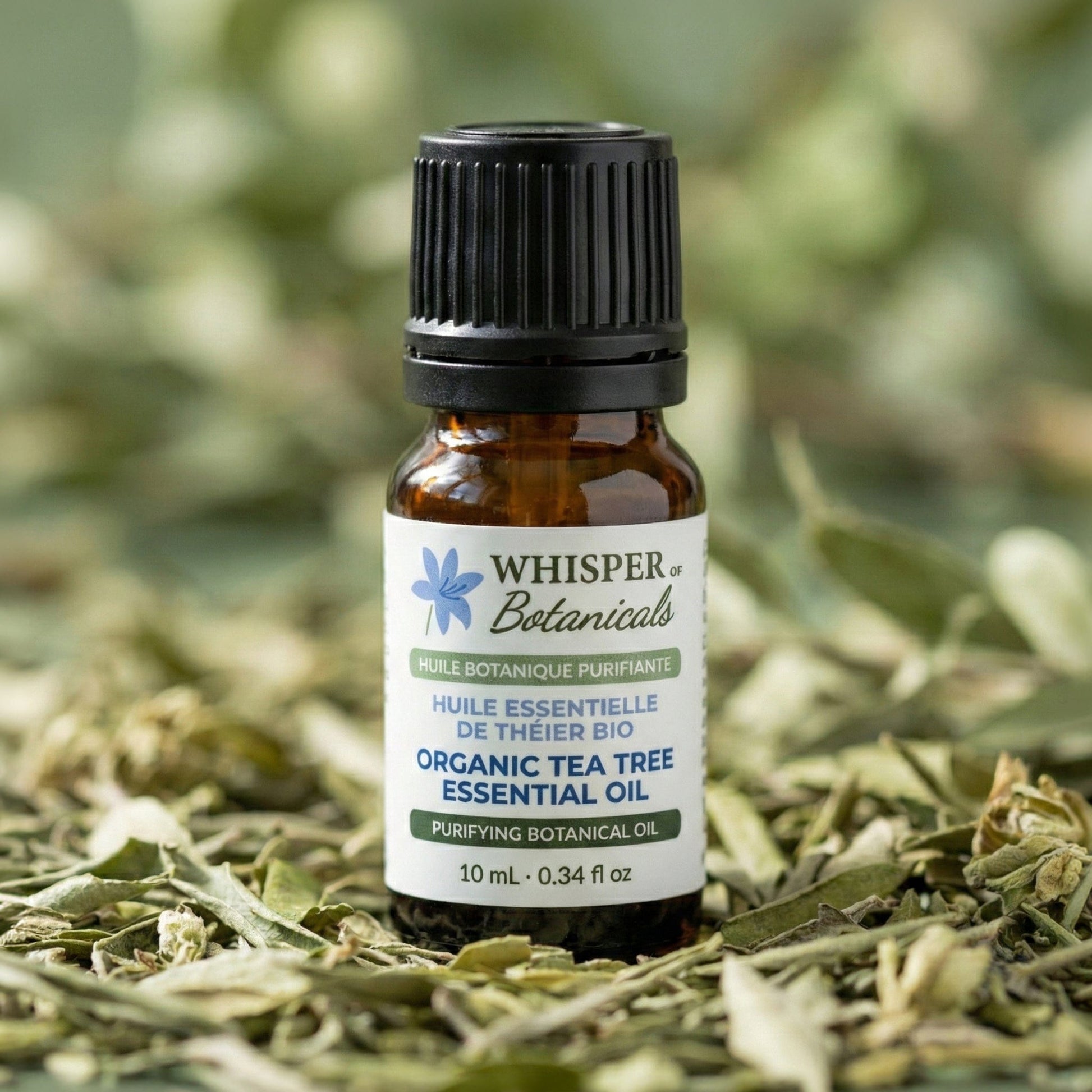 Whisper of Botanicals - Organic Tea Tree Essential Oil - 10 mL (0.34 fl oz)
