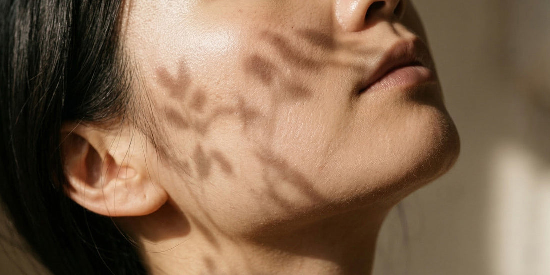 Close-up of a person's face.