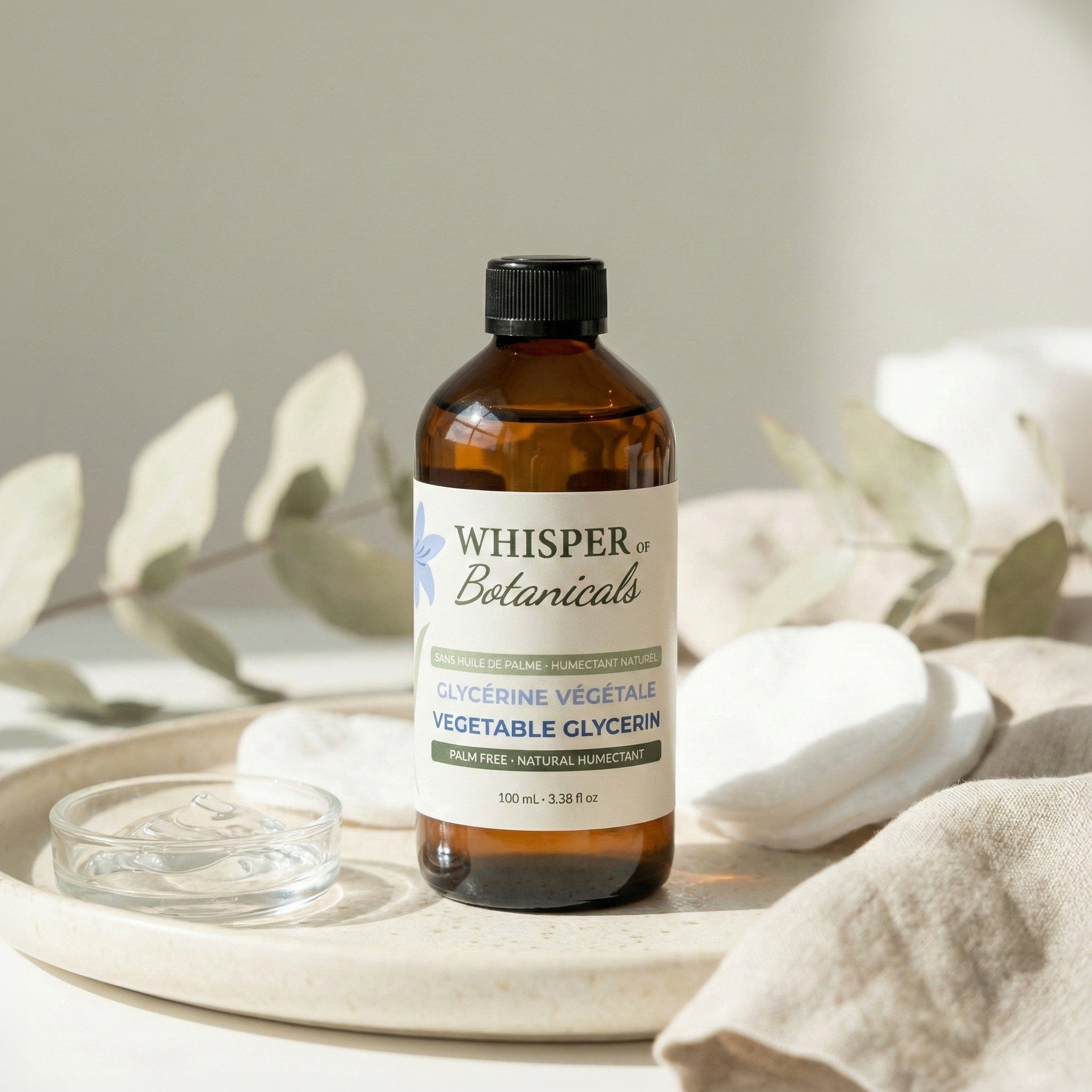 Whisper of Botanicals - Vegetable Glycerin - 100 mL (3.38 fl oz)